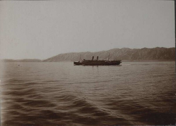 Steamship in the Gulf of Suez.