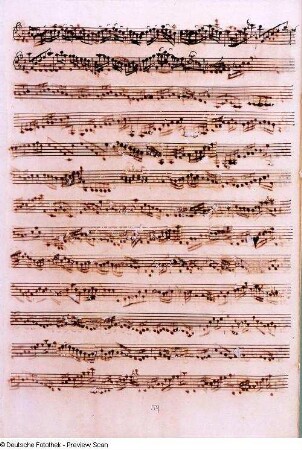 Stimmensatz: Cum Sancto Spiritu (T. 118-128.Fine), Violine I