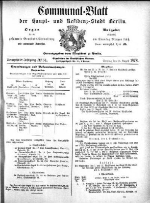1878,34: No. 34, 25. August 1878