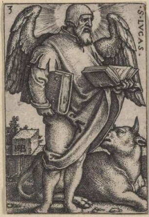 Der Evangelist Lukas, aus der Folge der vier Evangelisten