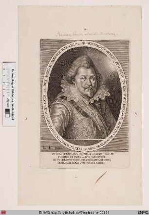 Bildnis Joachim Ernst, Markgraf von Brandenburg-Ansbach (reg. 1603-25)