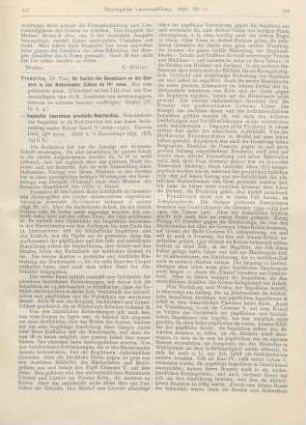 333-335 [Rezension] Fredericq, Paul, Inquisitio haereticae pravitatis Neerlandica. Geschiedenis der Inquisitie in de Nederlandenv tot aan haare herinrichting onder Keizer Karel V (1025-1520). Tweede Deel