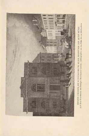 Die Kunsthandlung Selke, gegenüber der Alten Mütze