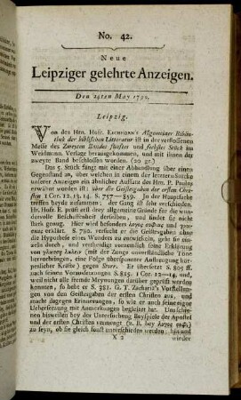 No. 42. Den 24ten May 1790.