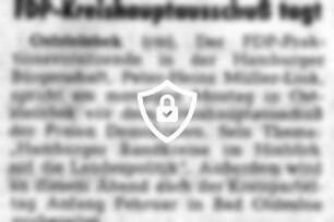FDP-Kreishauptausschuß tagt