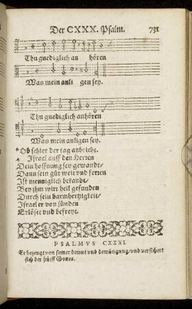 Psalmus CXXXI. - Psalmus CXXXV.