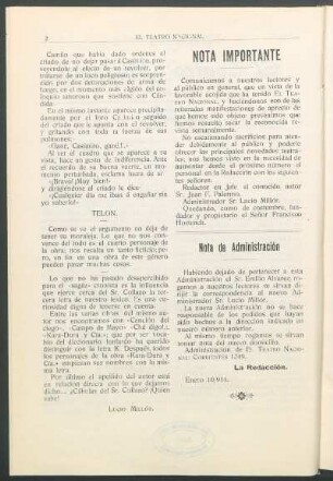 Nota importante