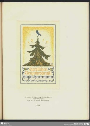 Neujahrskarte