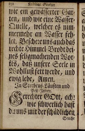 In Sterbens-Läuften und Pest-Zeiten
