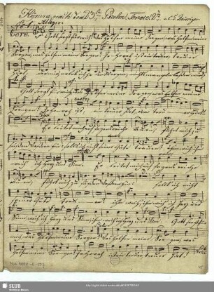 [Solo and coro:] Tenore 2.do