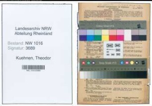 Entnazifizierung Theodor Kuehnen , geb. 28.05.1901 (Bankbeamter)
