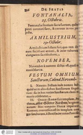 Armilustrium, 19. Octobr.