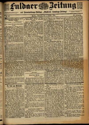Ausgabe vom Mittwoch, den 04. Oktober 1899.