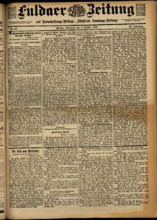 Ausgabe vom Mittwoch, den 04. Oktober 1899.