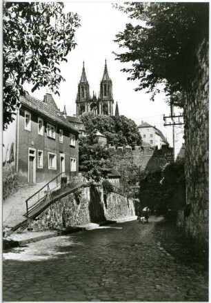 Meißen. Hohlweg