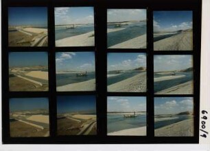 Euphrat-Staustufe - Staudamm - Staudamm und Wasserkraftwerk, Birecik, 2000
