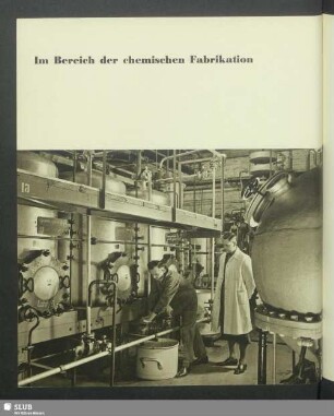 Im Bereich der chemischen Fabrikation