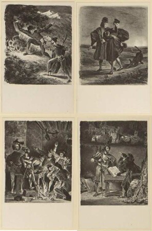 Eugène Delacroix: Zwölf Bilder zu Goethes Faust