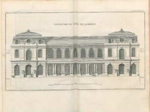 Elevation Du Côté Des Jardins.