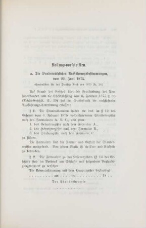 Vollzugsvorschriften