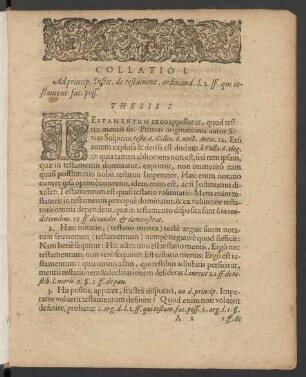 [Collatio I. - Collatio XXXIII.]