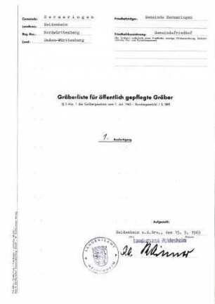 Gemeindefriedhof Hermaringen