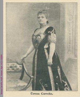 Porträt von Teresa Carreño