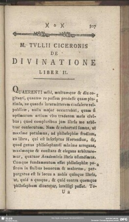 De Divinatione Liber II