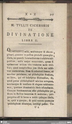 De Divinatione Liber II