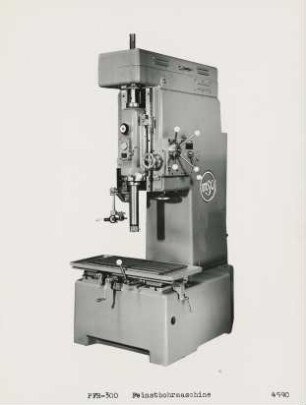 Feinstbohrmaschine "PFR 300" der MSO Maschinen- und Schleifmittelwerke