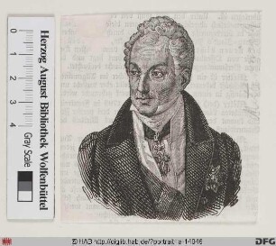 Bildnis Clemens Wenzel (Nepomuk Lothar) Graf Metternich von (-Winneburg) (1803 Fürst)