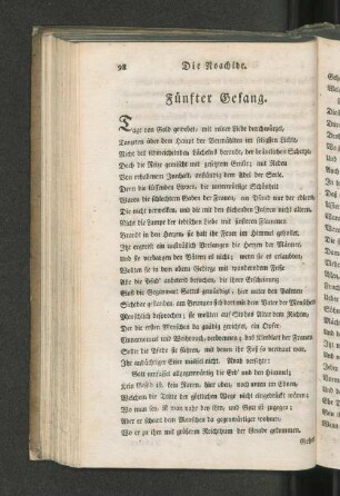 Fünfter Gesang.