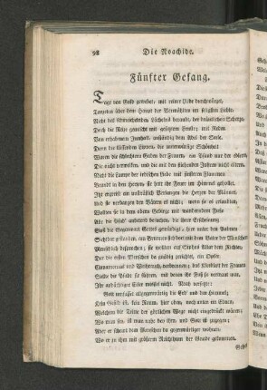 Fünfter Gesang.