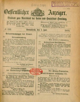 1. Juli-30. September = No. 152-229