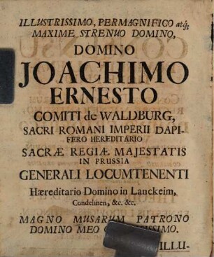 Disp. ... de consensu domini in alienatione feudi
