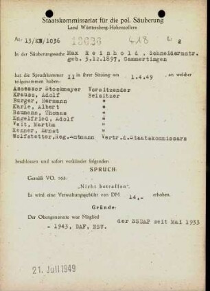 Reinhold, Max