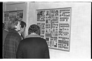 Kleinbildnegativ: Briefmarken-Ausstellung, 1966