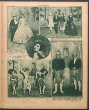 [Notas gráficas del teatro actual] [Fotografías]
