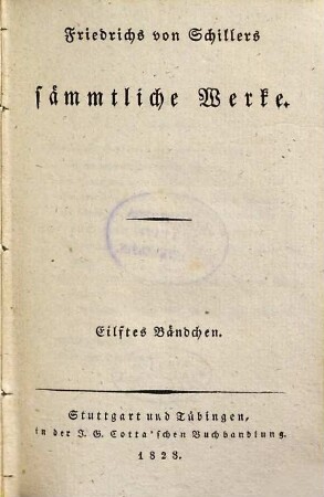 Sämmtliche Werke, 11