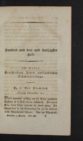 Hundert und drei und funfzigster Heft.