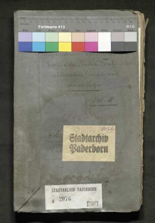 Revision der Kassen des Studienfonds