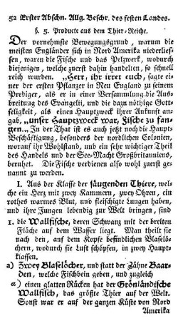 § 5. Producte aus dem Thier-Reiche