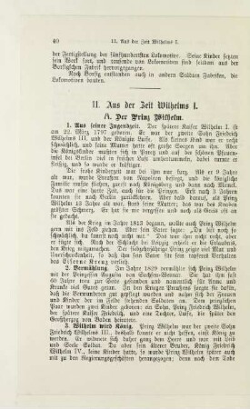 A. Der Prinz Wilhelm