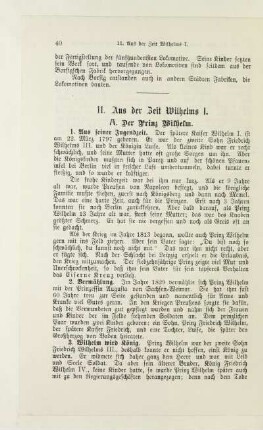 A. Der Prinz Wilhelm