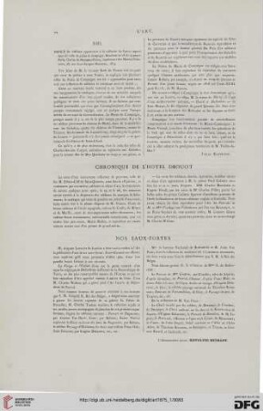 Chronique de l'Hôtel Drouot