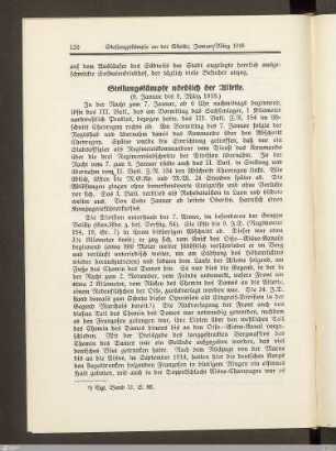 Stellungskämpfe nördlich der Ailette