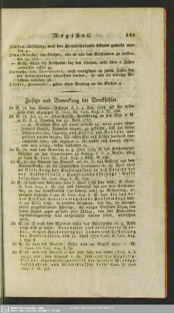 Zusätze und Bemerkung der Druckfehler