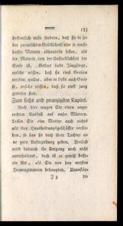 Zum sechs und zwanzigsten Kapitel