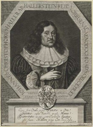 Bildnis des Iohannes Christophorus Haller ab Hallerstein