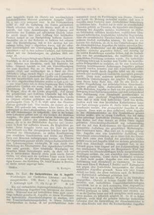 233-236 [Rezension] Adam, Karl, Die Eucharistielehre dse heiligen Augustin